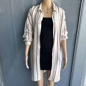 Zara Overized Button Down Shirt /Dress